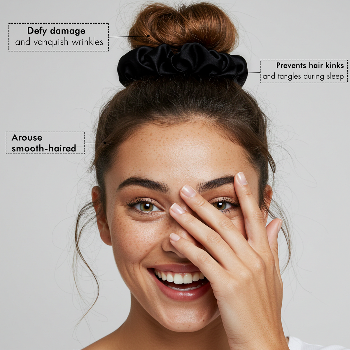 CurlSculpt™ Satin Heatless Curling Scrunchie & Hair Tie