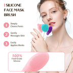 DualGlow™ 2-in-1 Silicone Facial Cleanser & Mask Tool