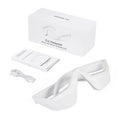 Red Eye Massager Under-Eye Glasses Massager Relieves Eye Fatigue Eyes Massage Glasses Eye Fatigue Relief Massager