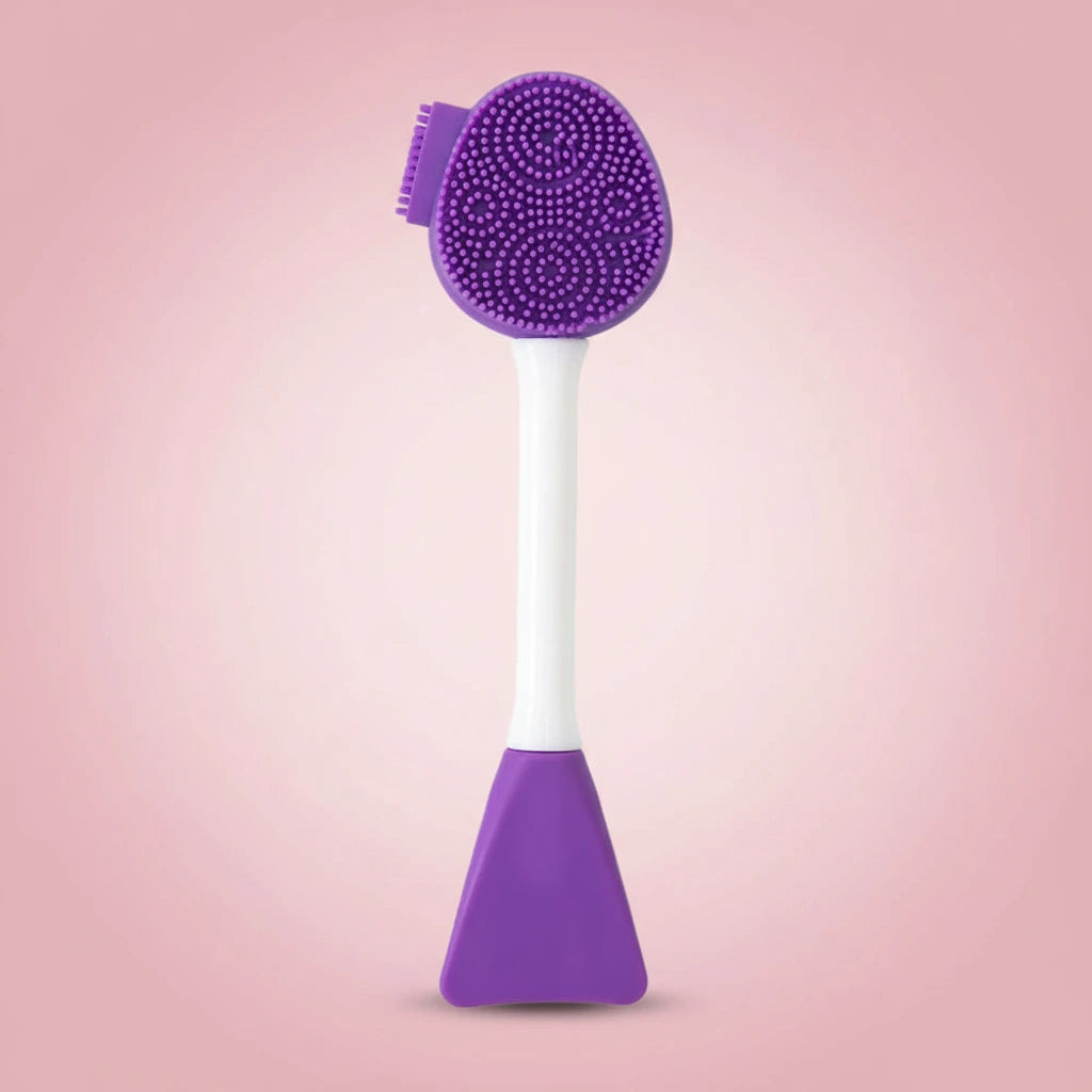 DualGlow™ 2-in-1 Silicone Facial Cleanser & Mask Tool
