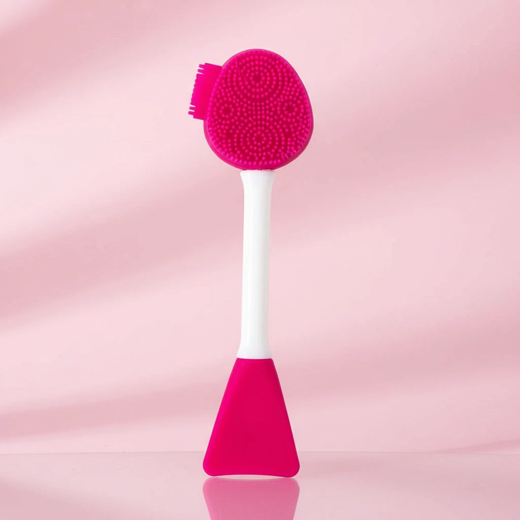 DualGlow™ 2-in-1 Silicone Facial Cleanser & Mask Tool